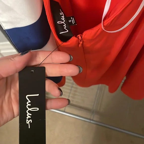 NWT lulu’s coral dress - Picture 12 of 17